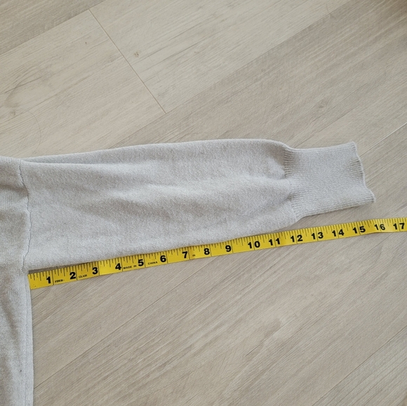 Philosophy Soft Gray V-Neck Sweater - Picture 9 of 9